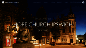 What Hopeipswich.co.uk website looked like in 2020 (4 years ago)