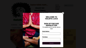 What Holisticlocs.com website looked like in 2020 (4 years ago)