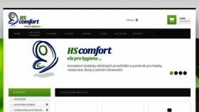 What Hscomfort.cz website looked like in 2020 (4 years ago)
