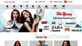 What Hoyang.vn website looked like in 2020 (4 years ago)