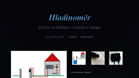 What Hladinomer-studna.cz website looked like in 2020 (4 years ago)