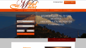 What Hotelmontesatlixco.com website looked like in 2020 (4 years ago)