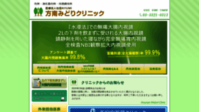 What Hounanmidori-cl.com website looked like in 2020 (4 years ago)