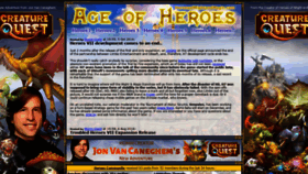 What Heroesofmightandmagic.com website looked like in 2020 (4 years ago)