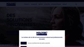 What Hologic.fr website looked like in 2020 (4 years ago)