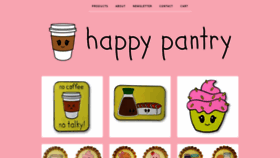 What Happy-pantry.com website looked like in 2020 (4 years ago)