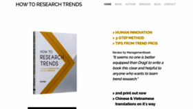 What Howtoresearchtrends.com website looked like in 2020 (4 years ago)