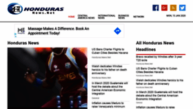 What Hondurasnews.net website looked like in 2020 (4 years ago)