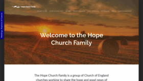 What Hopechurchfamily.org website looked like in 2020 (4 years ago)
