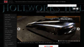 What Holtworks.co.uk website looked like in 2020 (4 years ago)