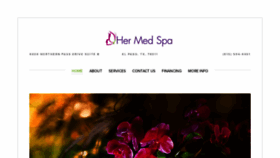What Her-medspa.com website looked like in 2020 (4 years ago)