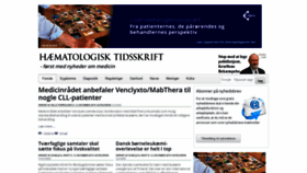 What Haematologisktidsskrift.dk website looked like in 2020 (4 years ago)