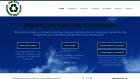 What Helenarecycling.com website looked like in 2020 (4 years ago)
