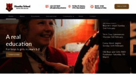 What Huntley.school.nz website looked like in 2020 (4 years ago)