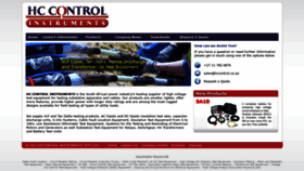 What Hccontrol.co.za website looked like in 2020 (4 years ago)