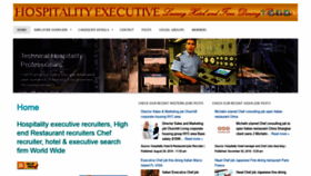 What Hospitalityexecutive.com website looked like in 2020 (4 years ago)