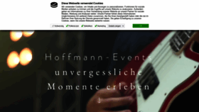 What Hoffmann-events.at website looked like in 2020 (5 years ago)