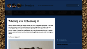 What Hetdierendorp.nl website looked like in 2020 (4 years ago)