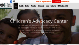 What Hopehavencac.org website looked like in 2020 (4 years ago)