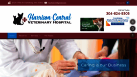 What Harrisoncentralvet.com website looked like in 2020 (4 years ago)
