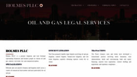 What Holmeslawpllc.com website looked like in 2020 (4 years ago)