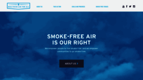 What Healthierairforall.org website looked like in 2020 (4 years ago)