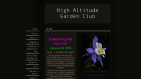What Highaltitudegardenclub.com website looked like in 2020 (4 years ago)