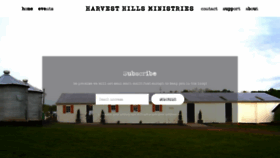 What Harvesthillsministries.org website looked like in 2020 (4 years ago)