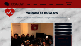 What Hosa-uw.com website looked like in 2020 (4 years ago)