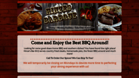 What Hinzesbarbque.com website looked like in 2020 (4 years ago)