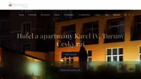 What Hotelkareliv.cz website looked like in 2020 (4 years ago)
