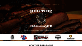 What Hogtidebbq.com website looked like in 2020 (4 years ago)
