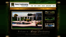 What Haneylandscape.com website looked like in 2020 (4 years ago)