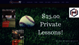 What Hard90baseball.com website looked like in 2020 (4 years ago)