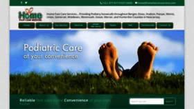 What Homefootcareservices.com website looked like in 2020 (4 years ago)