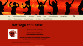 What Hotyogaatsunrise.com website looked like in 2020 (4 years ago)