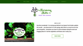 What Harmonyhillshomeandgarden.com website looked like in 2020 (4 years ago)