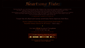 What Heartsongflutes.com website looked like in 2020 (4 years ago)
