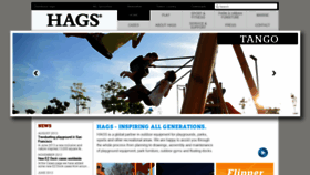 What Hags.ie website looked like in 2020 (4 years ago)