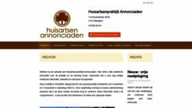 What Huisartsenannonciaden.be website looked like in 2020 (4 years ago)
