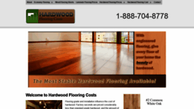 What Hardwoodflooringcosts.com website looked like in 2020 (4 years ago)