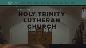 What Holytrinitygastonia.org website looked like in 2020 (4 years ago)