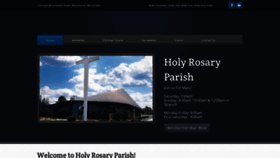 What Holyrosarywm.com website looked like in 2020 (4 years ago)