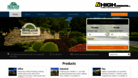 What Highlandscenter.com website looked like in 2020 (4 years ago)