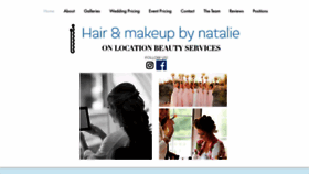 What Hairandmakeupbynatalie.com website looked like in 2020 (4 years ago)