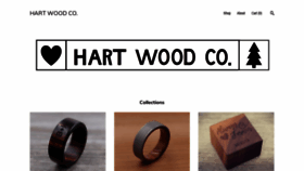 What Hartwoodco.com website looked like in 2020 (4 years ago)