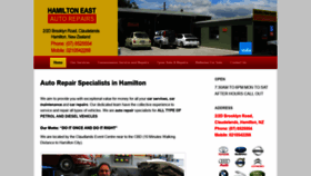 What Hamiltoneastautorepairs.co.nz website looked like in 2020 (4 years ago)