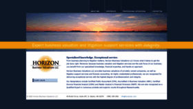 What Horizonbv.com website looked like in 2020 (4 years ago)