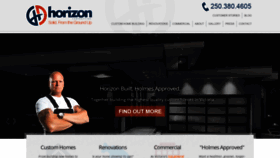 What Horizoncontracting.ca website looked like in 2020 (4 years ago)