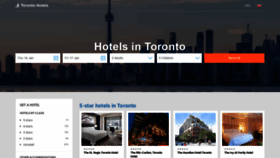 What Hotelsintorontocanada.com website looked like in 2020 (4 years ago)
